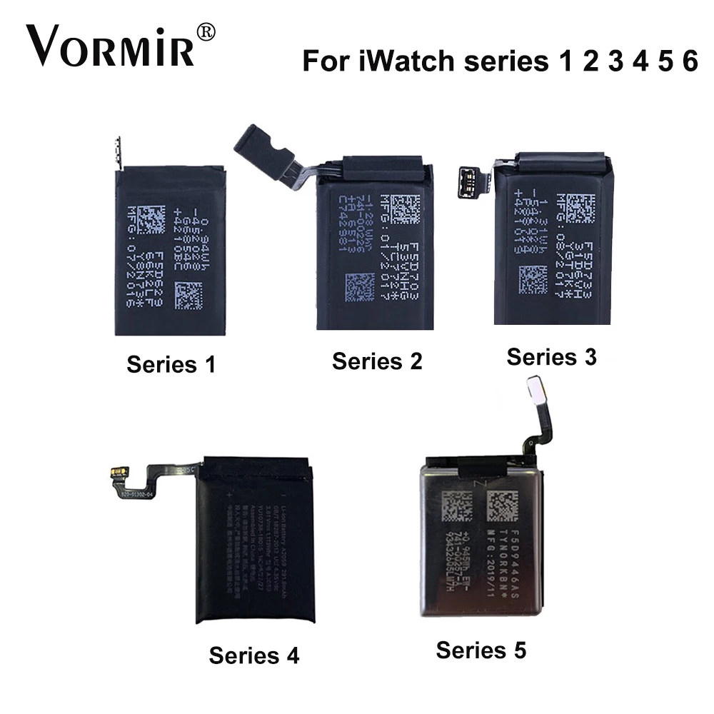 Freeing Shipping Top Quality Batteries Replacement For iWatch Series S1 2 S3 S4 S5 S6 GPS+LTE 38mm 42mm 40mm 44mm Bateria Repair
Freeing Shipping Top Quality Batteries Replacement For iWatch Series S1 2 S3 S4 S5 S6 GPS+LTE 38mm 42mm 40mm 44mm Bateria Repair