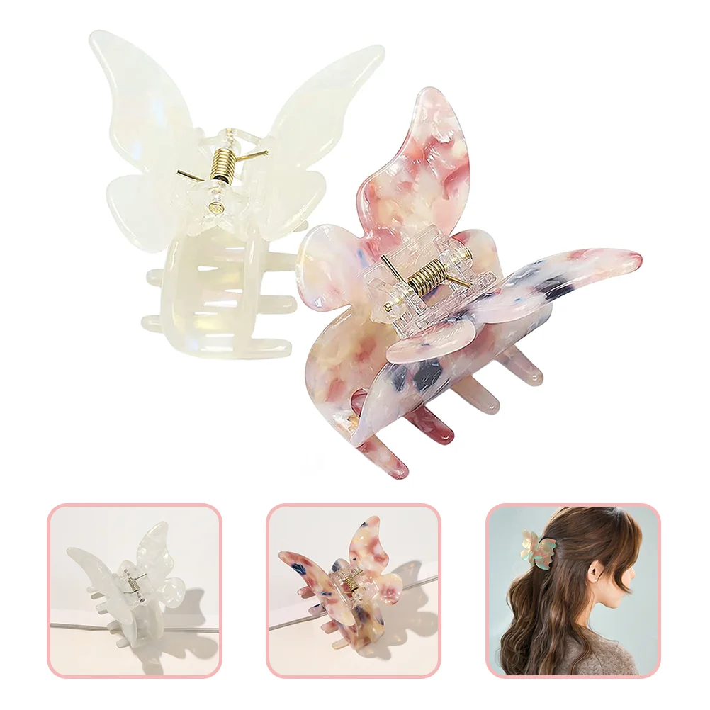 2 Pcs Butterfly Clip Hair Clamps Claw Clips Jaw Hairpin Women Goody Barrettes Accessories
2 Pcs Butterfly Clip Hair Clamps Claw Clips Jaw Hairpin Women Goody Barrettes Accessories