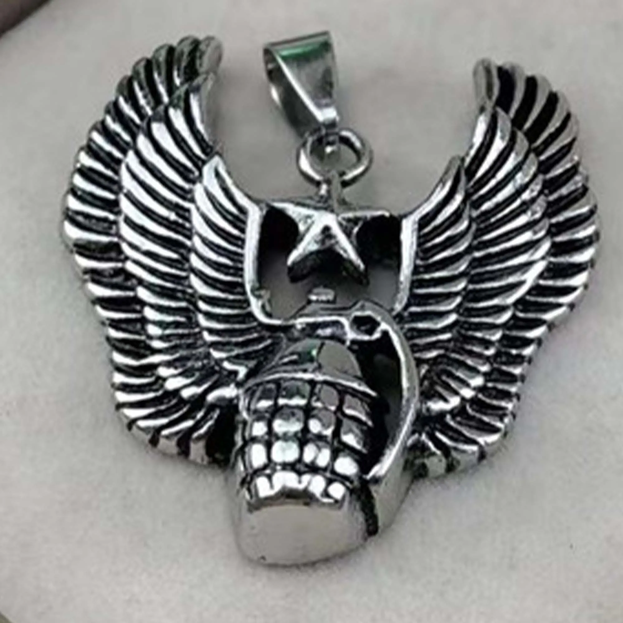 1PCS-10PCS/Lot 37x36mm Silver Hip Hop Mine Wings Pendant DIY Men and Women Necklace Bracelet Keychain Jewelry Charm Accessories
1PCS-10PCS/Lot 37x36mm Silver Hip Hop Mine Wings Pendant DIY Men and Women Necklace Bracelet Keychain Jewelry Charm Accessories