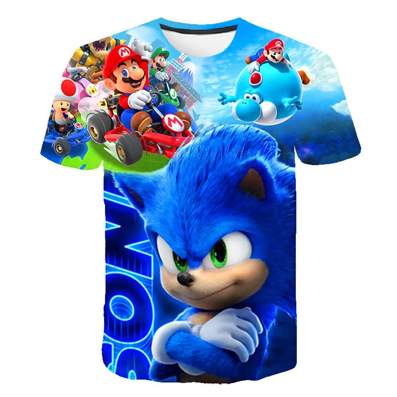 Kids Sonic 3D Print Clothes Boys Girls Summer T-Shirts 4-14 Years Kids Super Sonic New Fashion Clothing for Boys
Kids Sonic 3D Print Clothes Boys Girls Summer T-Shirts 4-14 Years Kids Super Sonic New Fashion Clothing for Boys