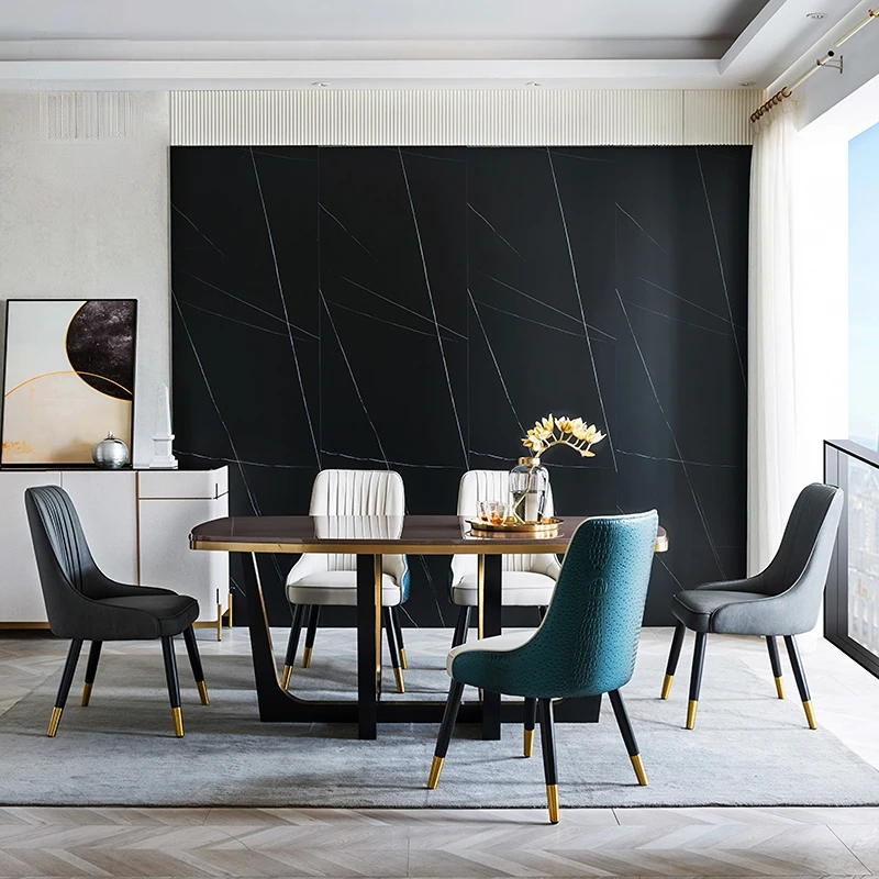 American light luxury solid wood dining table, high-end household, modern simple dining table, chair, high-end furniture
American light luxury solid wood dining table, high-end household, modern simple dining table, chair, high-end furniture