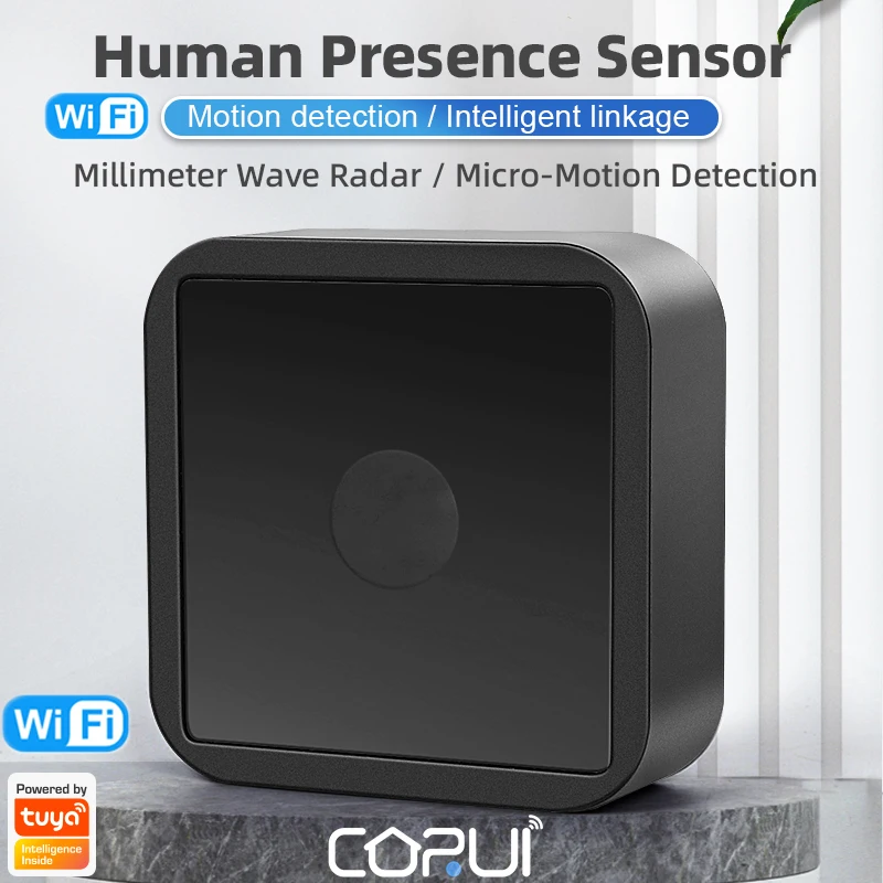 CoRui Tuya WiFi Smart Human Presence Sensor Accurate Micro-motion Detection Human Motion Detector Support Intelligent Linkage
CoRui Tuya WiFi Smart Human Presence Sensor Accurate Micro-motion Detection Human Motion Detector Support Intelligent Linkage