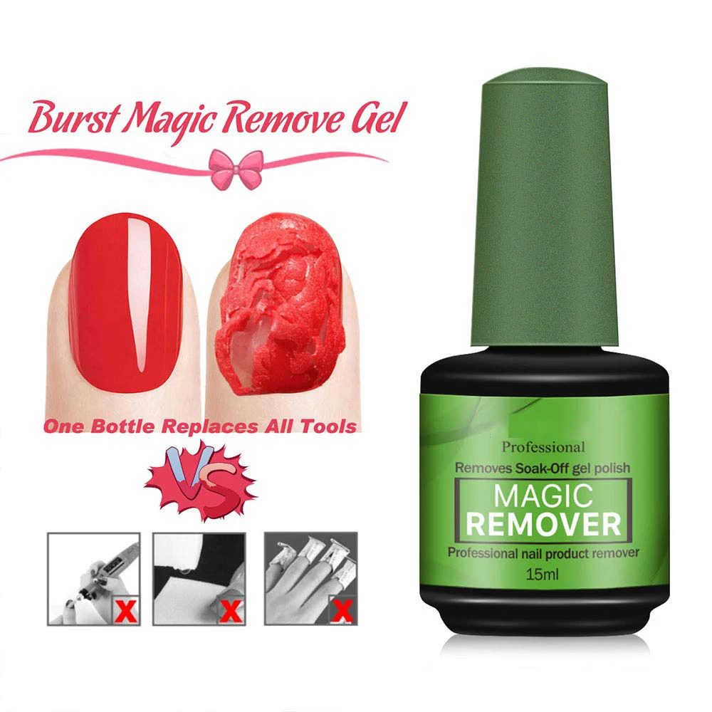 15ml Magic Remover Nail Gel Semi Permanent Varnish Polish In 3 mins Quickly Removes Soak-Off Gel Polish UV Nail Lacquer 2023
15ml Magic Remover Nail Gel Semi Permanent Varnish Polish In 3 mins Quickly Removes Soak-Off Gel Polish UV Nail Lacquer 2023