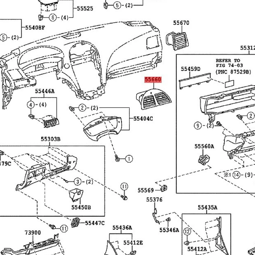 Центральная консоль для Lexus ES350 2007-2009, решетка для вентиляции кондиционера 55660-33900
Центральная консоль для Lexus ES350 2007-2009, решетка для вентиляции кондиционера 55660-33900
