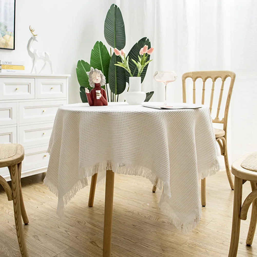 Table Mat Tablecloth Tassel White Birthday Party Coffee Table Cotton Linen Creative Light Luxury Round Decoration
Table Mat Tablecloth Tassel White Birthday Party Coffee Table Cotton Linen Creative Light Luxury Round Decoration