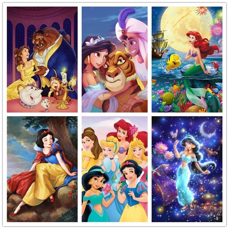 Алмазная живопись Disney, Принцесса Жасмин, маленькая Русалочка, 5d алмазная Бриллиантовая картина, Декор для дома, гостиной, спальни
Алмазная живопись Disney, Принцесса Жасмин, маленькая Русалочка, 5d алмазная Бриллиантовая картина, Декор для дома, гостиной, спальни