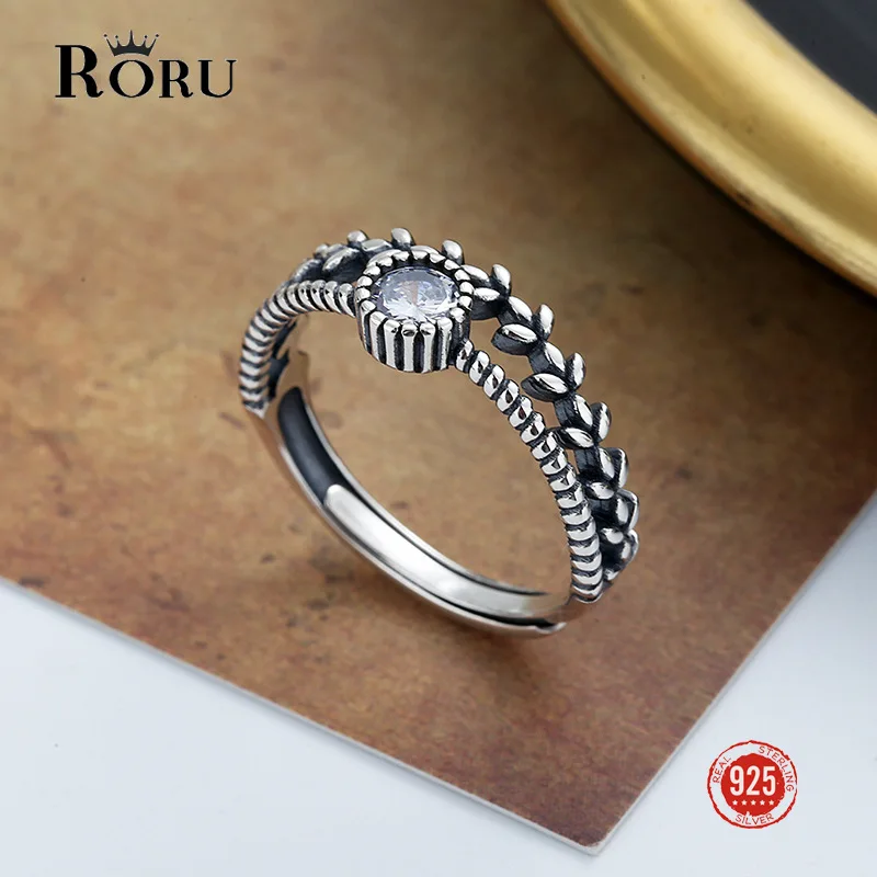 S925 Sterling Silver Lucky Double Layer Leaf Finger Ring Open Size Retro Aloofness Style Forefinger Ring Women for Women Men
S925 Sterling Silver Lucky Double Layer Leaf Finger Ring Open Size Retro Aloofness Style Forefinger Ring Women for Women Men