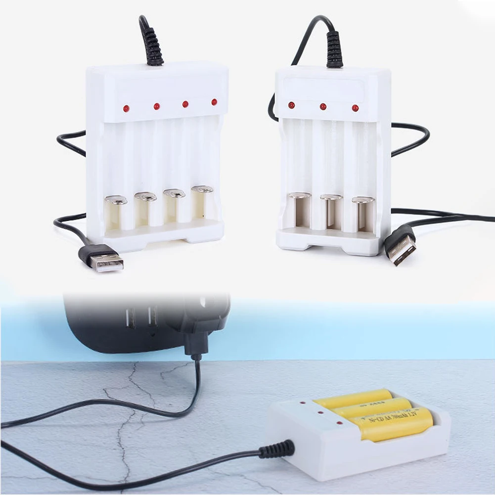Universal Battery Fast Charger 3/4 Slot For AA AAA Rechargeable Batteries USB Nicd Lithium Battery Charger Tool
Universal Battery Fast Charger 3/4 Slot For AA AAA Rechargeable Batteries USB Nicd Lithium Battery Charger Tool