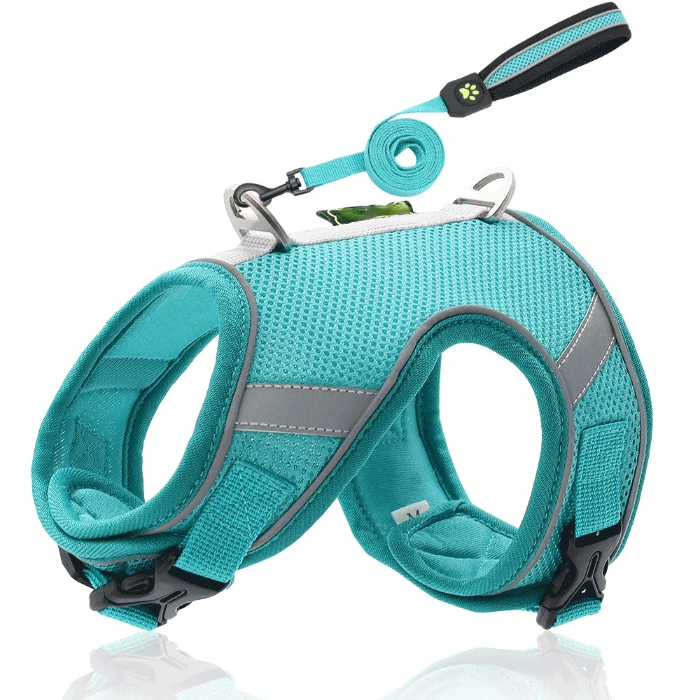 Reflective Dog Harness with Leash No Pull Harness for Small Medium Dogs Breathable Adjustable Puppy Cat Harness and Leash Set
Reflective Dog Harness with Leash No Pull Harness for Small Medium Dogs Breathable Adjustable Puppy Cat Harness and Leash Set