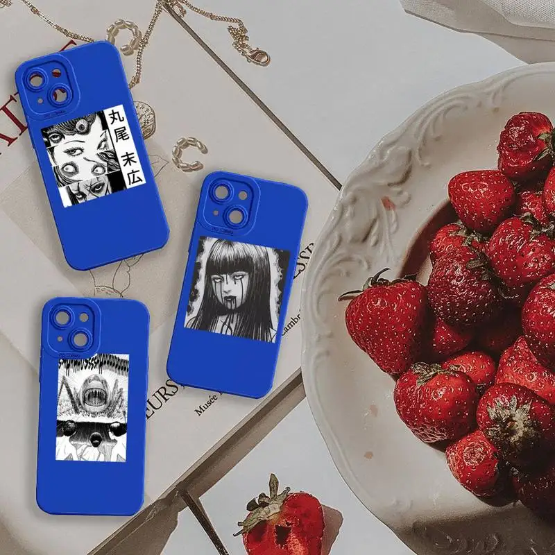 Junji to Anime horror design Phone Case For iPhone 13 12 11 Pro MAX Mini X XS XR 7 8 Plus Liquid Silicone Klein Blue
Junji to Anime horror design Phone Case For iPhone 13 12 11 Pro MAX Mini X XS XR 7 8 Plus Liquid Silicone Klein Blue