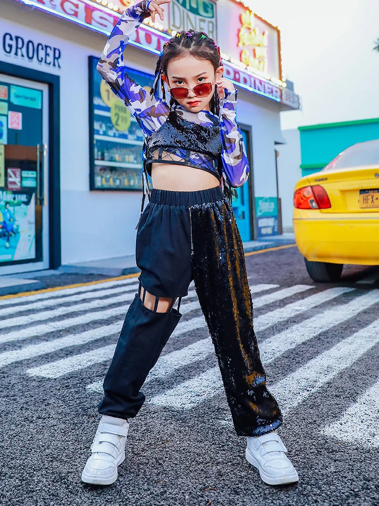 Girls Jazz Dance Costume Girls Hip-hop Suit Fashionable Catwalk Domineering Fashion Children's Costumes Model Clothes
Girls Jazz Dance Costume Girls Hip-hop Suit Fashionable Catwalk Domineering Fashion Children's Costumes Model Clothes