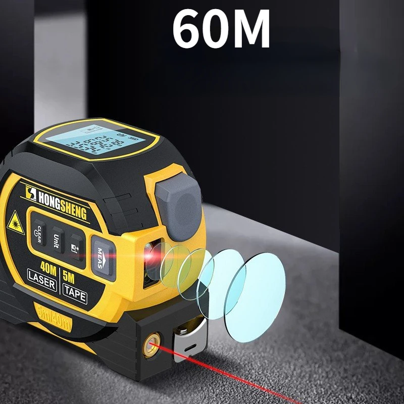 3 In 1 Infrared Laser Rangefinder 5m Tape Measure Ruler LCD Display with Backlight Distance Meter Building Measurement Device
3 In 1 Infrared Laser Rangefinder 5m Tape Measure Ruler LCD Display with Backlight Distance Meter Building Measurement Device