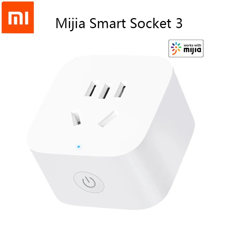 

Xiaomi Mijia Smart Socket 3th WIFI Plug Timing Switches Remote Control Electric Quantity Statistics Mijia APP Intelligent Speech