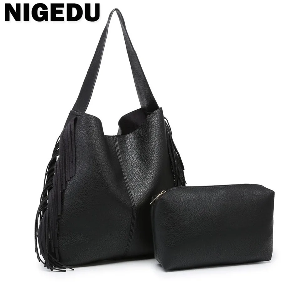 Tassels Design Bucket bag for women Handbag PU leather Shoulder Bag Luxury designer Ladies Composite Bag female big Totes bolsa
Tassels Design Bucket bag for women Handbag PU leather Shoulder Bag Luxury designer Ladies Composite Bag female big Totes bolsa
