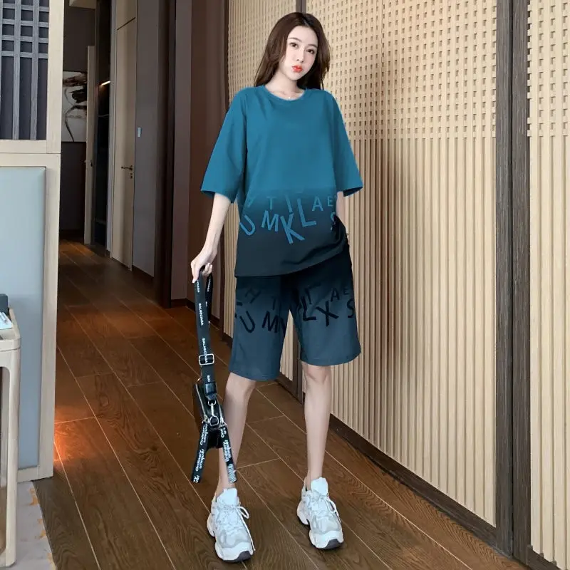 2023 Fashion Summer Casual Tie Dye Outfits Women Two Piece Suit Sets Home Loose Sports Tracksuits Bicycle Suit Female Playsuits
2023 Fashion Summer Casual Tie Dye Outfits Women Two Piece Suit Sets Home Loose Sports Tracksuits Bicycle Suit Female Playsuits