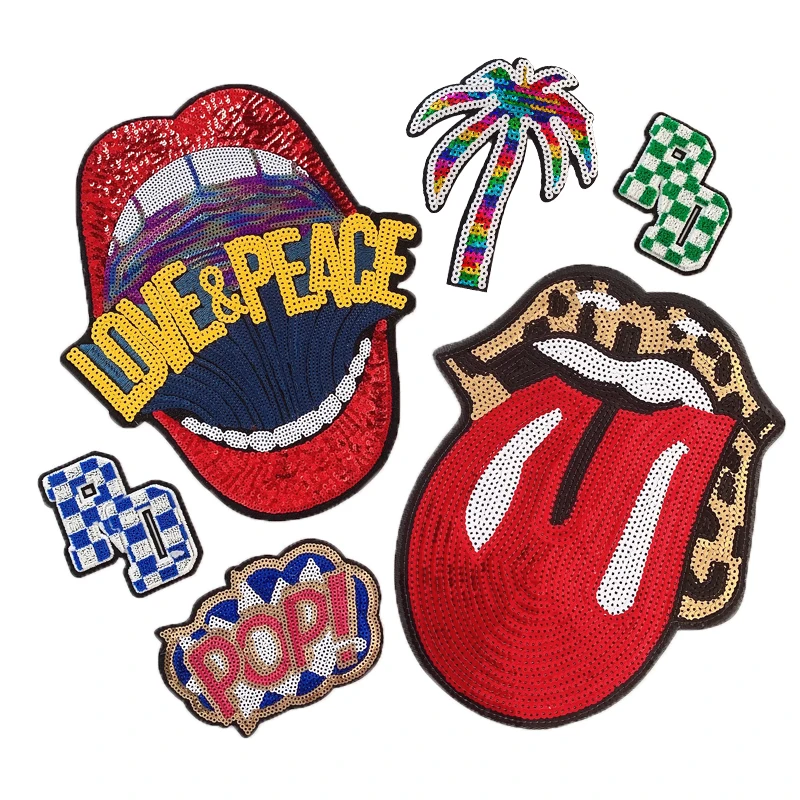 Letter Embroidery Patch Mouth Embroidered Badge Coconut Applique Iron on Patches Wholesale Patches Badges Clothing Accessories
Letter Embroidery Patch Mouth Embroidered Badge Coconut Applique Iron on Patches Wholesale Patches Badges Clothing Accessories