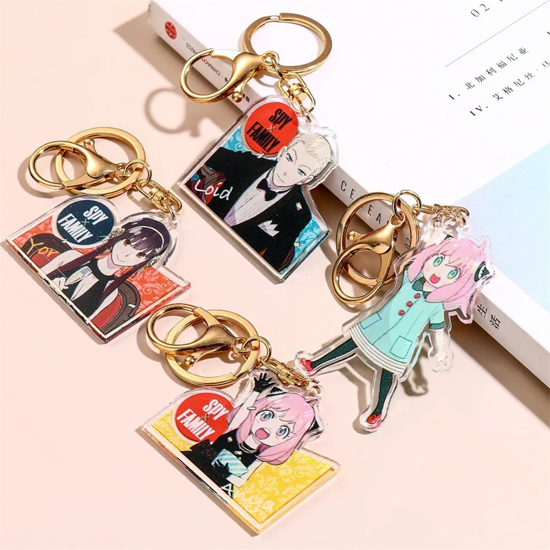 Anime Spy×Family Twilight Cosplay Key Chains Acrylic Action Figure Keyrings Loid Anya Yor Forger Kawaii Bags Keychain Fans Gift
Anime Spy×Family Twilight Cosplay Key Chains Acrylic Action Figure Keyrings Loid Anya Yor Forger Kawaii Bags Keychain Fans Gift