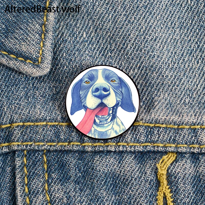 German Short-Haired Pointer Pin Custom Funny Brooches Shirt Lapel Bag Cute Badge Cartoon Jewelry Gift for Lover Girl Friends
German Short-Haired Pointer Pin Custom Funny Brooches Shirt Lapel Bag Cute Badge Cartoon Jewelry Gift for Lover Girl Friends