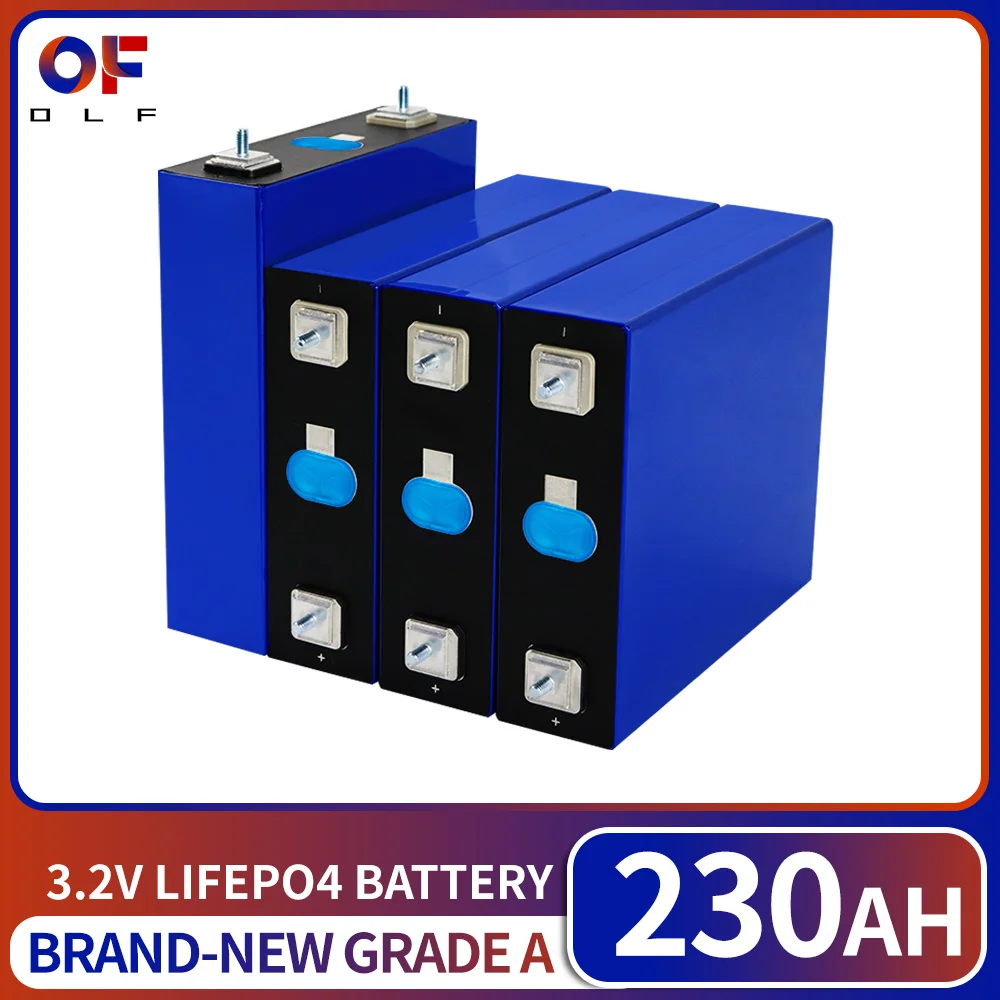 Brand New 3.2V Lifepo4 Battery Grade A 200Ah 230AH DIY 12V 24V 48V Lithium Iron Phosphate Solar Cell RV Boat Golf Cart Home USE
Brand New 3.2V Lifepo4 Battery Grade A 200Ah 230AH DIY 12V 24V 48V Lithium Iron Phosphate Solar Cell RV Boat Golf Cart Home USE