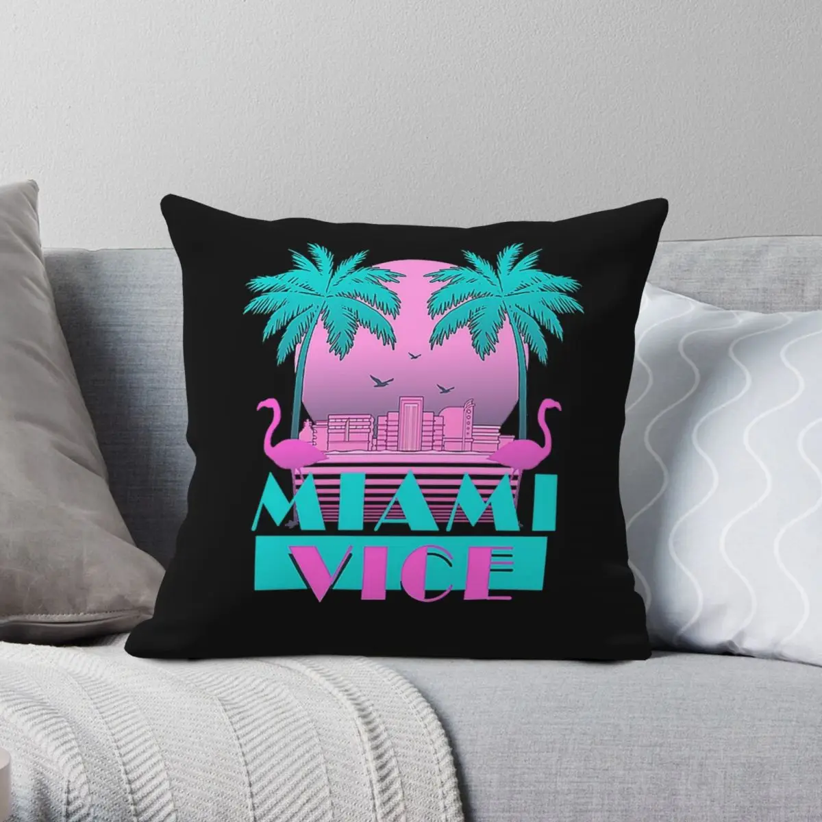 Miami Vice Retro Square Pillowcase Polyester Linen Velvet Creative Zip Decor Throw Pillow Case Home Cushion Cover
Miami Vice Retro Square Pillowcase Polyester Linen Velvet Creative Zip Decor Throw Pillow Case Home Cushion Cover