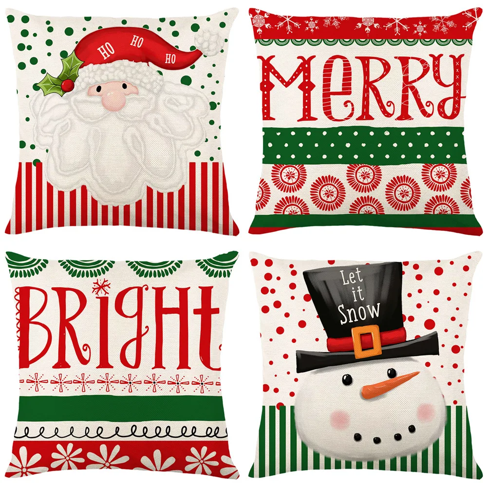Linen Christmas Cushion Cover for Home Decorations, Merry Christmas Ornament, Xmas Gifts, Noel, 45x45cm, 2023
Linen Christmas Cushion Cover for Home Decorations, Merry Christmas Ornament, Xmas Gifts, Noel, 45x45cm, 2023