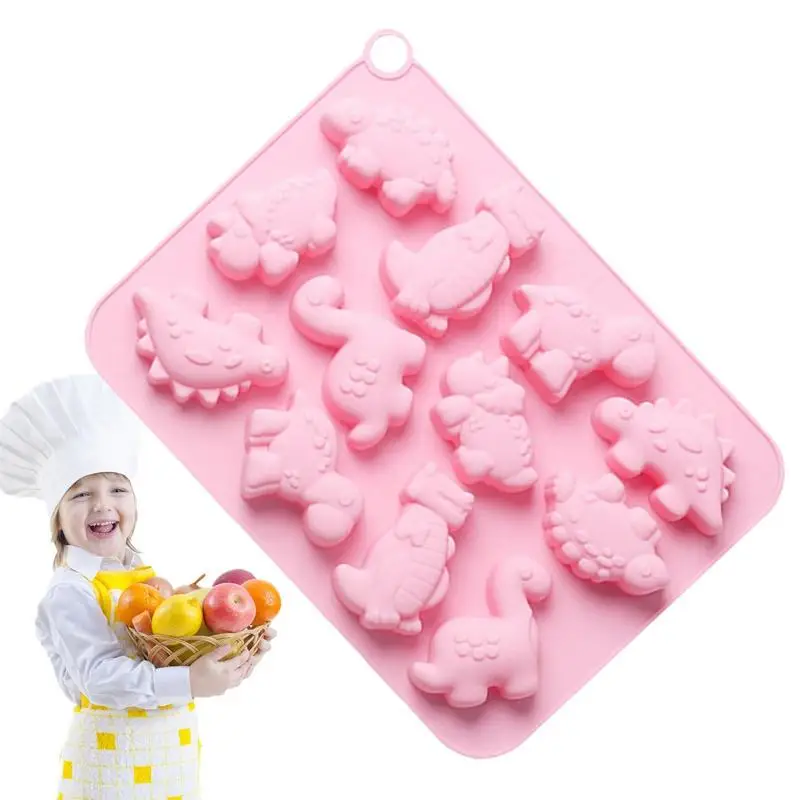 Dinosaur Muffin Mold 12 Cavity Resin Silicone Chocolate Mould 3D Dinosaur Molds For Cake Decorating Cupcake Topper Sugar
Dinosaur Muffin Mold 12 Cavity Resin Silicone Chocolate Mould 3D Dinosaur Molds For Cake Decorating Cupcake Topper Sugar