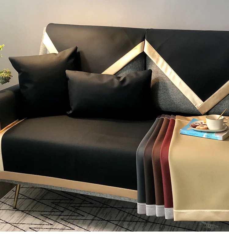 Waterproof PU Leather Sofa Cover Thickened Faux Leather Cloth Light Luxury Cushion Pillow Cover Soft Package Sofa Cushion Fabric
Waterproof PU Leather Sofa Cover Thickened Faux Leather Cloth Light Luxury Cushion Pillow Cover Soft Package Sofa Cushion Fabric