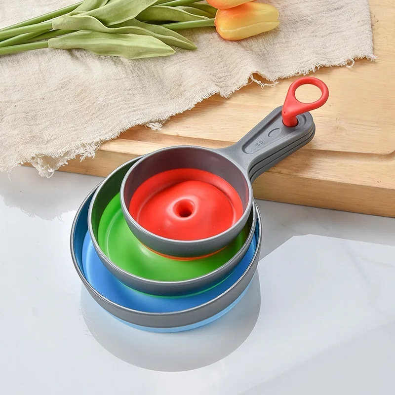 Large diameter filling funnel Kitchen Gadgets Silicone Filter Funnel Folding Funnels For Jars Jam And Filling Bottles
Large diameter filling funnel Kitchen Gadgets Silicone Filter Funnel Folding Funnels For Jars Jam And Filling Bottles