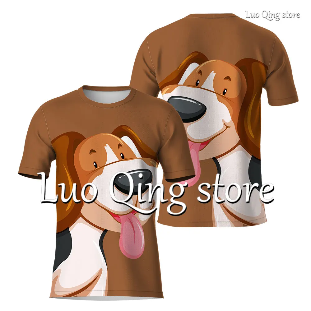 New Summer Cute Animal T-shirts 3D Printed Men's and Women's Outdoor Sports Tops Boys' and Girls' Round Neck Loose Short Sleeve
New Summer Cute Animal T-shirts 3D Printed Men's and Women's Outdoor Sports Tops Boys' and Girls' Round Neck Loose Short Sleeve
