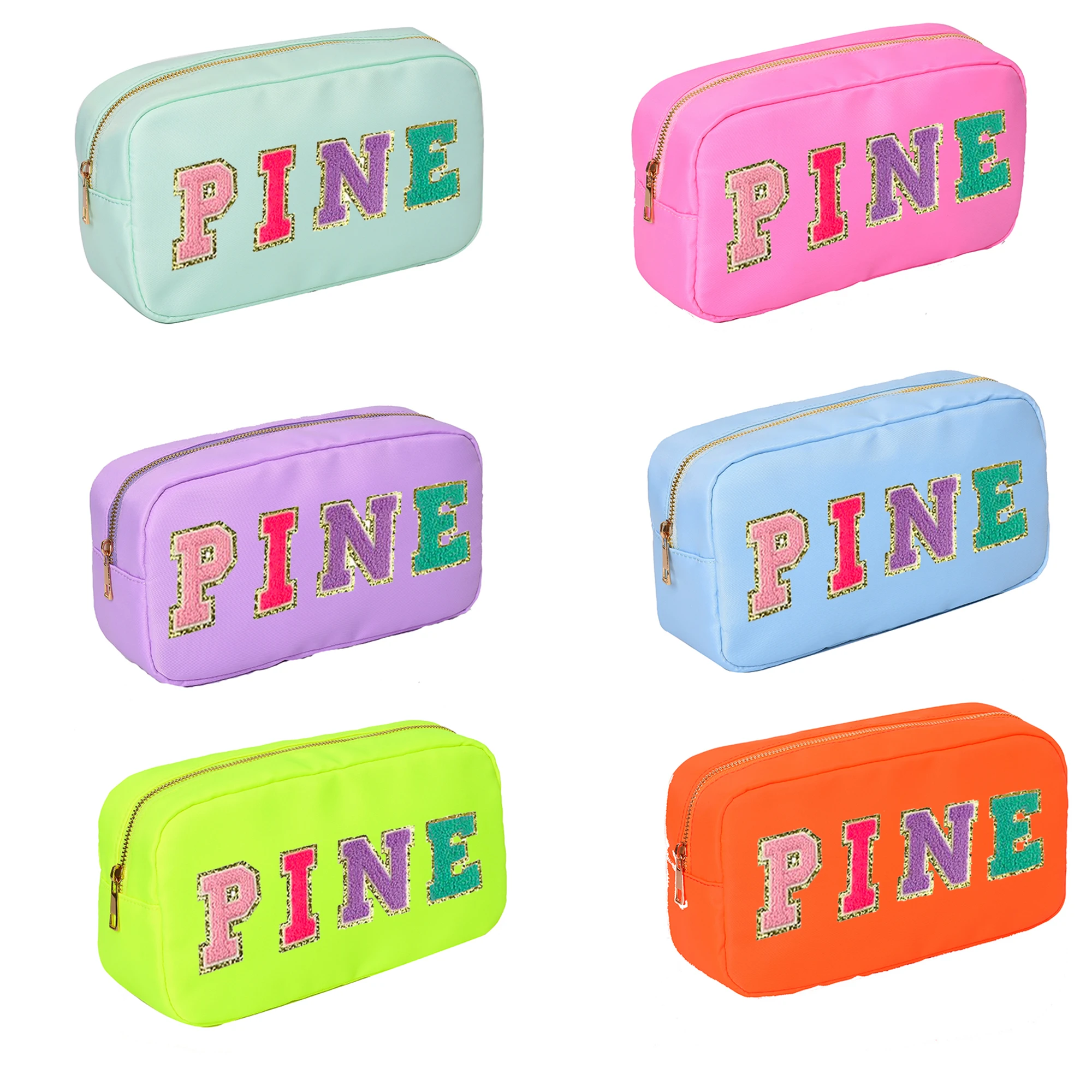 Portable Solid Color Storage Bag Waterproof Nylon Durable Cosmetic Bag Ladies Travel Zipper Bag Friends Party Gift Bag
Portable Solid Color Storage Bag Waterproof Nylon Durable Cosmetic Bag Ladies Travel Zipper Bag Friends Party Gift Bag