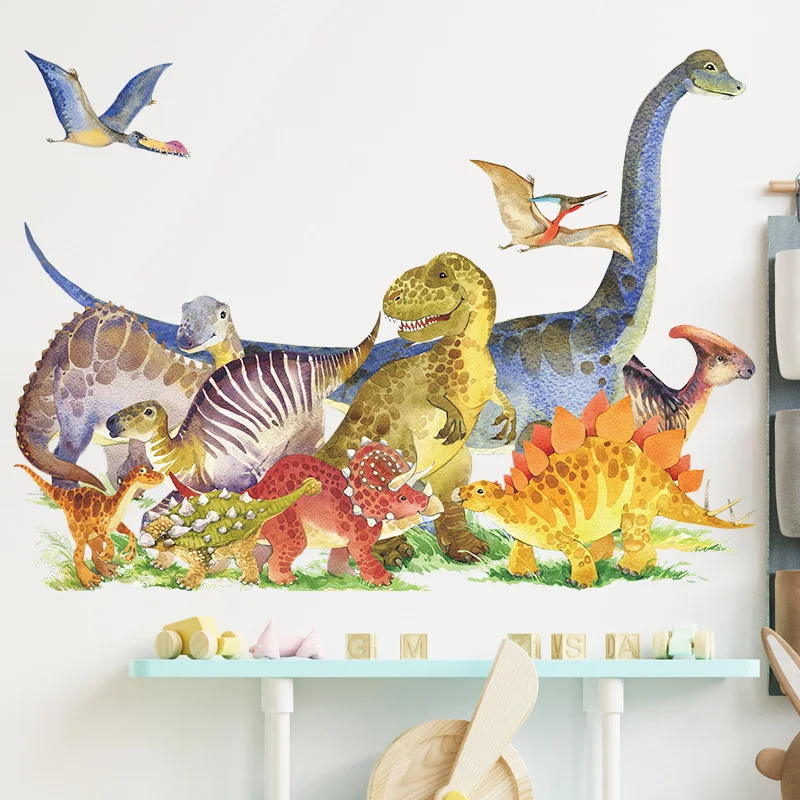 Cartoon Animals Dinosaur Wall Sticker Colorful Self-adhesive Wall Decals Children Bedroom Kindergarten Home Wall Decor Art Mural
Cartoon Animals Dinosaur Wall Sticker Colorful Self-adhesive Wall Decals Children Bedroom Kindergarten Home Wall Decor Art Mural