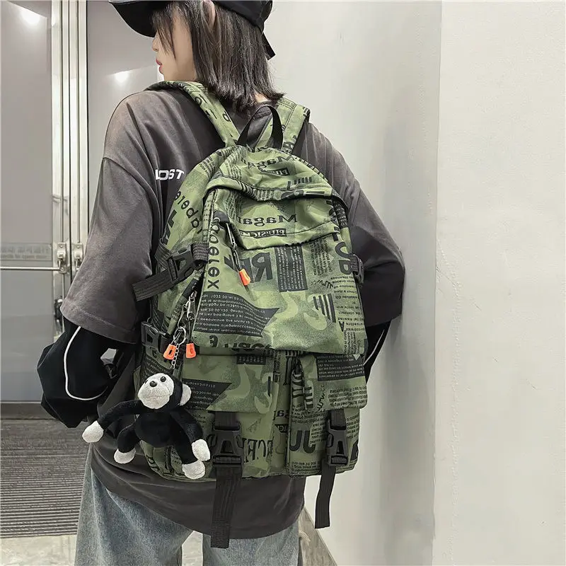 Qyahlybz male schoolbag female large capacity fashion travel backpack men's high school students Japanese camouflage backpacks
Qyahlybz male schoolbag female large capacity fashion travel backpack men's high school students Japanese camouflage backpacks