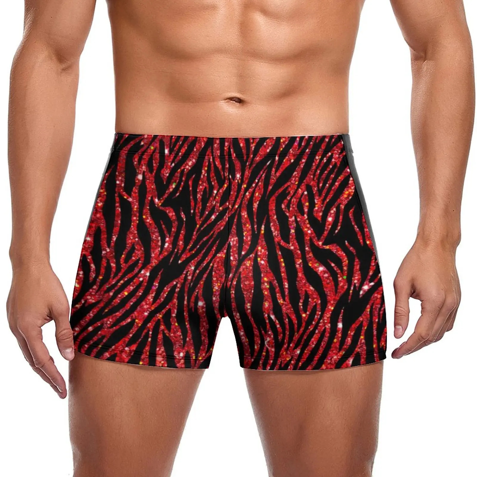 Glitter Zebra Pattern Swimming Trunks Trendy Modern Animal Print Pool Large Size Swim Shorts Fashion Elastic Male Briefs
Glitter Zebra Pattern Swimming Trunks Trendy Modern Animal Print Pool Large Size Swim Shorts Fashion Elastic Male Briefs