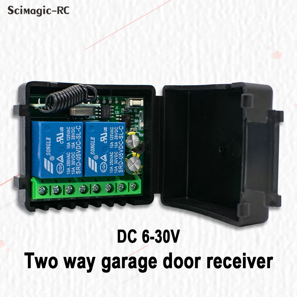 433 МГц радиочастотный пульт дистанционного управления DC 6-30 В 85-250 В 2 канала Реле Приемник для универсальных гаражных ворот Свет Светодиодный вентилятор Двигатель Передача сигнала
433 МГц радиочастотный пульт дистанционного управления DC 6-30 В 85-250 В 2 канала Реле Приемник для универсальных гаражных ворот Свет Светодиодный вентилятор Двигатель Передача сигнала