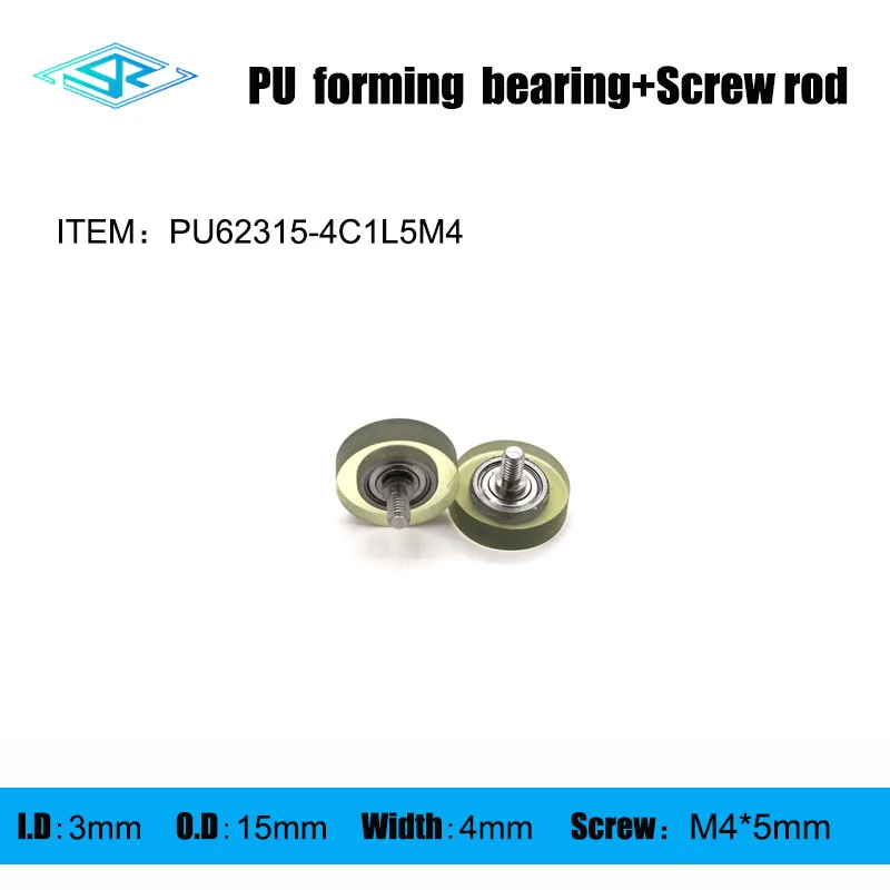 The manufacturer provides externally threaded Polyurethane forming bearing PU62315-4C1L5M4 Rubber coated guide wheel
The manufacturer provides externally threaded Polyurethane forming bearing PU62315-4C1L5M4 Rubber coated guide wheel