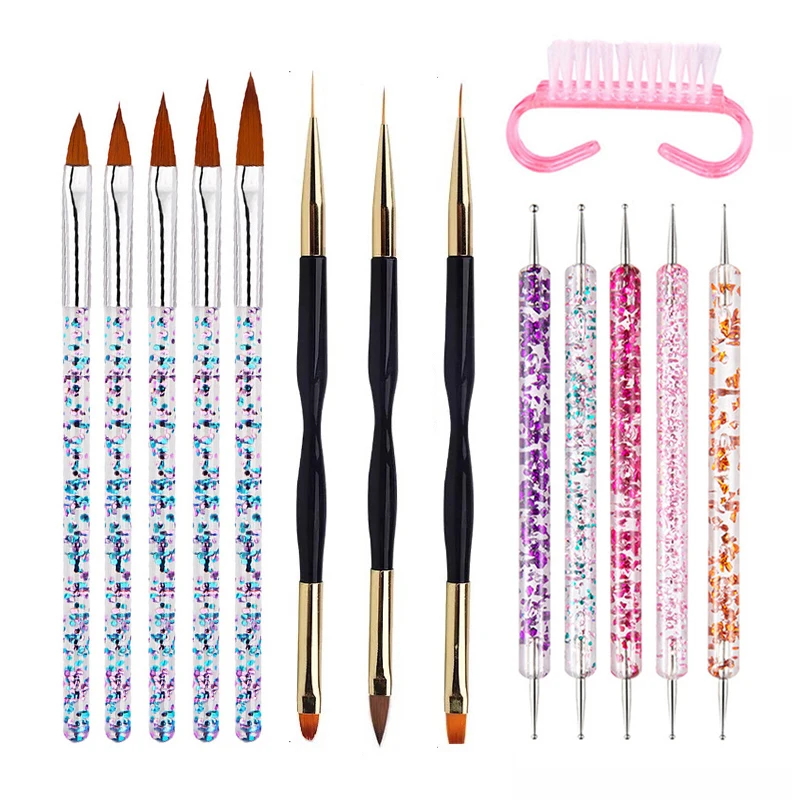 Nail Brush Set Design UV Gel Polish Painting Drawing Brushes Acrylic Carving Painting Drawing Liner Brushes Nail Dotting Tools
Nail Brush Set Design UV Gel Polish Painting Drawing Brushes Acrylic Carving Painting Drawing Liner Brushes Nail Dotting Tools
