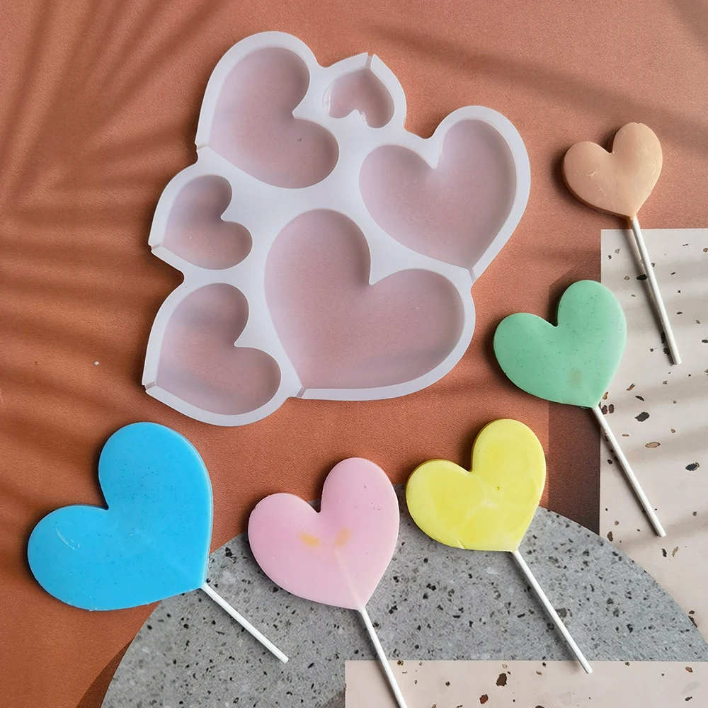 Round Love Star Epoxy Mould DIY Chocolate Coral Cheese Lollipop Silicone Mold Multi-purpose Silicone Mold Cake Decoration
Round Love Star Epoxy Mould DIY Chocolate Coral Cheese Lollipop Silicone Mold Multi-purpose Silicone Mold Cake Decoration