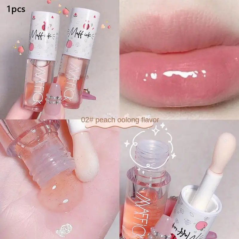 

Crystal Jelly Lip Oil Hydrating Plumping Lip Coat For Lipstick Lipgloss Tinted Clear Lip Plumper Serum Lip Care Lip Balm Makeup