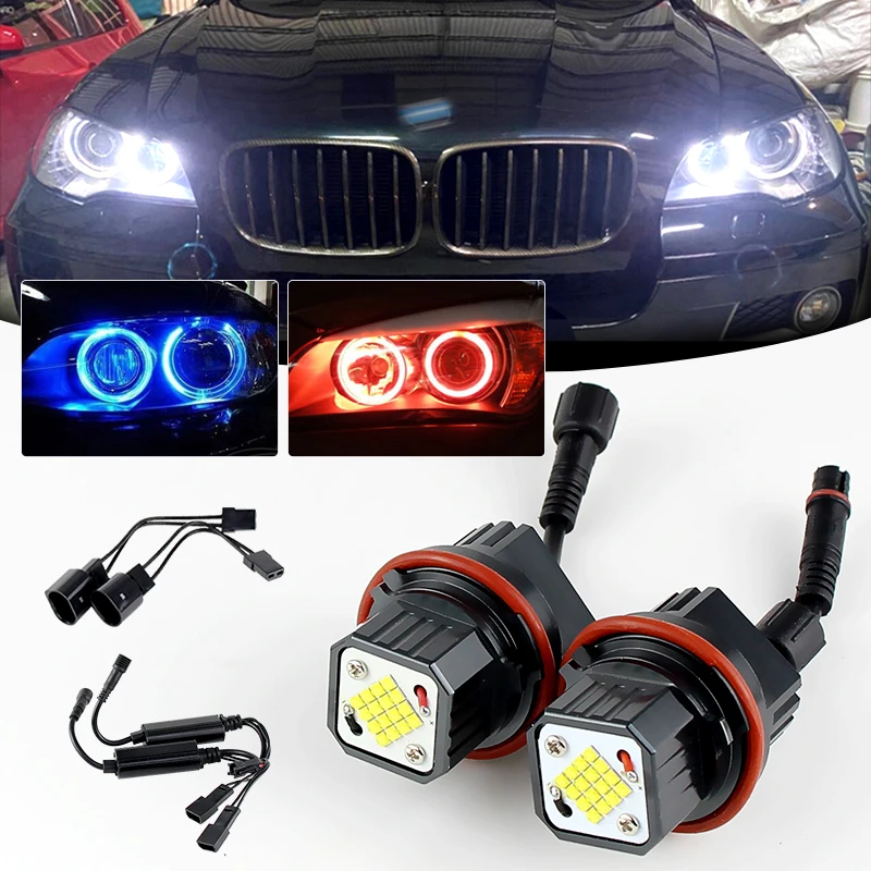 2 шт., яркие белые светодиодные лампы 80 Вт для BMW E87 E39 M5 E60 E61 E63 E64 M6 E65 E66 E83 X3 E53 X5 00-08
2 шт., яркие белые светодиодные лампы 80 Вт для BMW E87 E39 M5 E60 E61 E63 E64 M6 E65 E66 E83 X3 E53 X5 00-08