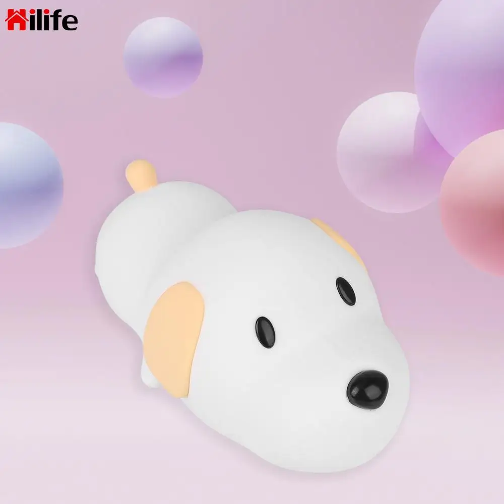 Silicone Puppy Lamp Dog LED Night Light For Children Baby Gift Touch Sensor 2 Colors Dimmable Timer Rechargeable
Silicone Puppy Lamp Dog LED Night Light For Children Baby Gift Touch Sensor 2 Colors Dimmable Timer Rechargeable