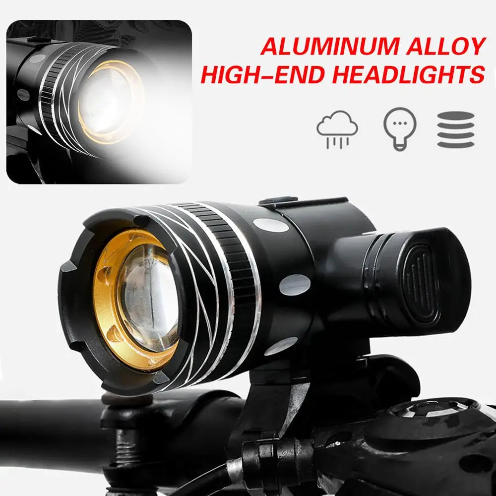T6 LED USB Line Rear Light Adjustable Bicycle Light 3000mAh Rechargeable Battery Zoomable Motorcycle Front Bike Headlight Lamp
T6 LED USB Line Rear Light Adjustable Bicycle Light 3000mAh Rechargeable Battery Zoomable Motorcycle Front Bike Headlight Lamp