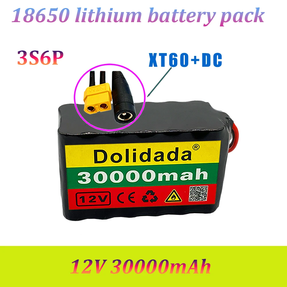 3S6P Brand New Sprayer 12V 30000mAh Volt Built-in High Current 12.6V2A Charger Built-in BMS 18650 Battery Lithium Battery Pack
3S6P Brand New Sprayer 12V 30000mAh Volt Built-in High Current 12.6V2A Charger Built-in BMS 18650 Battery Lithium Battery Pack