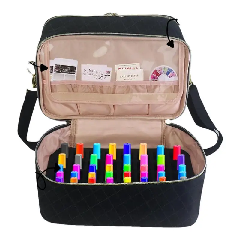 Nail Polish Organizer Case Nail Polish Carrying Bag Double Layer Travel Makeup Organizer Bag For Nail Art Tools Jewelry MakeUp
Nail Polish Organizer Case Nail Polish Carrying Bag Double Layer Travel Makeup Organizer Bag For Nail Art Tools Jewelry MakeUp