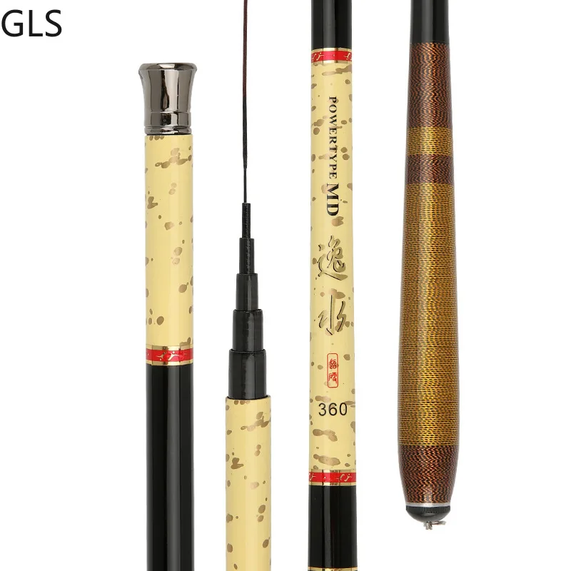 GLS New High Quality Carbon Fiber Stream Fishing Rod 3.6M 4.5M 5.4M 6.3M 7.2M Anticorrosion Carp Rod Tackle
GLS New High Quality Carbon Fiber Stream Fishing Rod 3.6M 4.5M 5.4M 6.3M 7.2M Anticorrosion Carp Rod Tackle