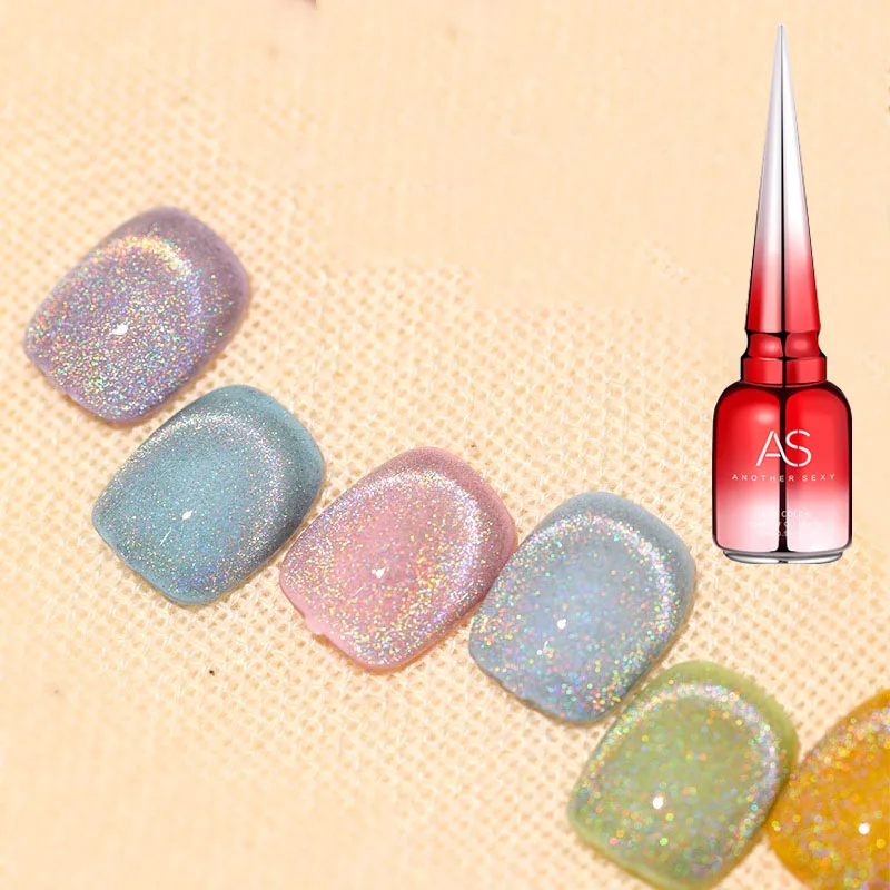 15ml Rainbow Cat Eye Gel Polish Colorful Reflective Glitter Universal Nail Polish Can Be Use on Any Color Magnetic Nail Gel
15ml Rainbow Cat Eye Gel Polish Colorful Reflective Glitter Universal Nail Polish Can Be Use on Any Color Magnetic Nail Gel