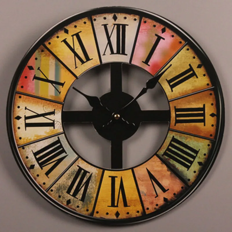 Vintage Wooden Wall Clock Large Chic Rustic Kitchen Home Antique Style Living Room Decorative
Vintage Wooden Wall Clock Large Chic Rustic Kitchen Home Antique Style Living Room Decorative