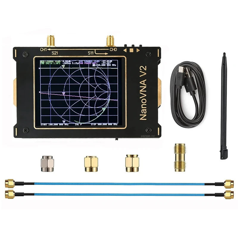 Vector Network Analyzer Aluminum Alloy Network Analyzer 50Khz-3Ghz MF HF VHF UHF 3.2 Inch Network Spectrum Antenna Analyzer
Vector Network Analyzer Aluminum Alloy Network Analyzer 50Khz-3Ghz MF HF VHF UHF 3.2 Inch Network Spectrum Antenna Analyzer