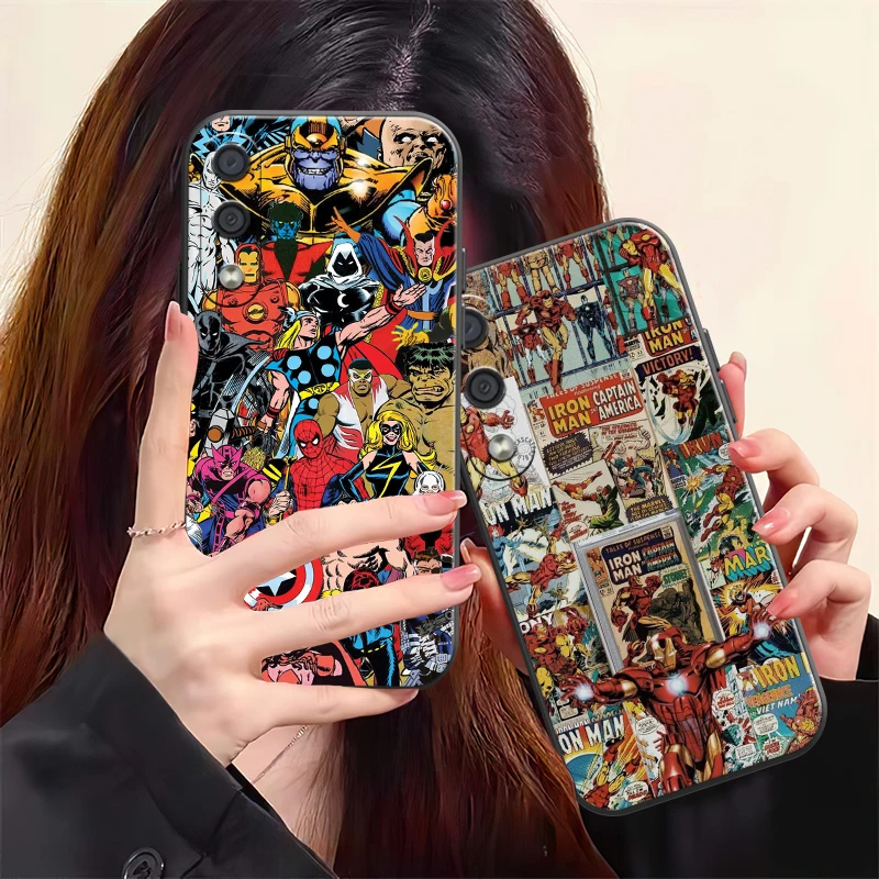 Popular Marvel Phone Case For Samsung Galaxy S20 S20FE S20 Ulitra S21 S21FE S21 Plus S21 Ultra Liquid Silicon Back Coque Black
Popular Marvel Phone Case For Samsung Galaxy S20 S20FE S20 Ulitra S21 S21FE S21 Plus S21 Ultra Liquid Silicon Back Coque Black