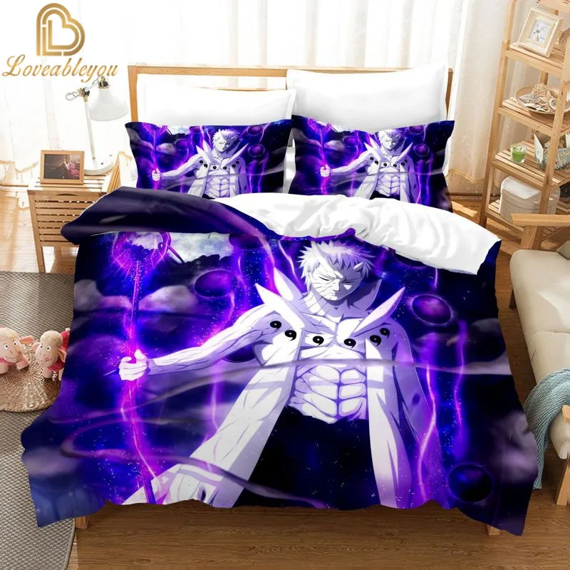 3PCS Bedding Set EU AU US Single Queen King Naruto Jiraiya Duvet Cover Quilt Pillowcase Double Size Bedroom Bed Linen Decoration
3PCS Bedding Set EU AU US Single Queen King Naruto Jiraiya Duvet Cover Quilt Pillowcase Double Size Bedroom Bed Linen Decoration