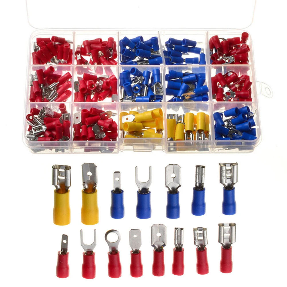 Car Accessories Spade Terminal Auto Copper Insulated Electrical Wire 17.5x10x2.2cm Assorted Crimp Spade Terminal
Car Accessories Spade Terminal Auto Copper Insulated Electrical Wire 17.5x10x2.2cm Assorted Crimp Spade Terminal